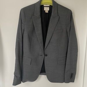 Club Monaco Italian Tropical Wool Blazer *hole in left elbow
